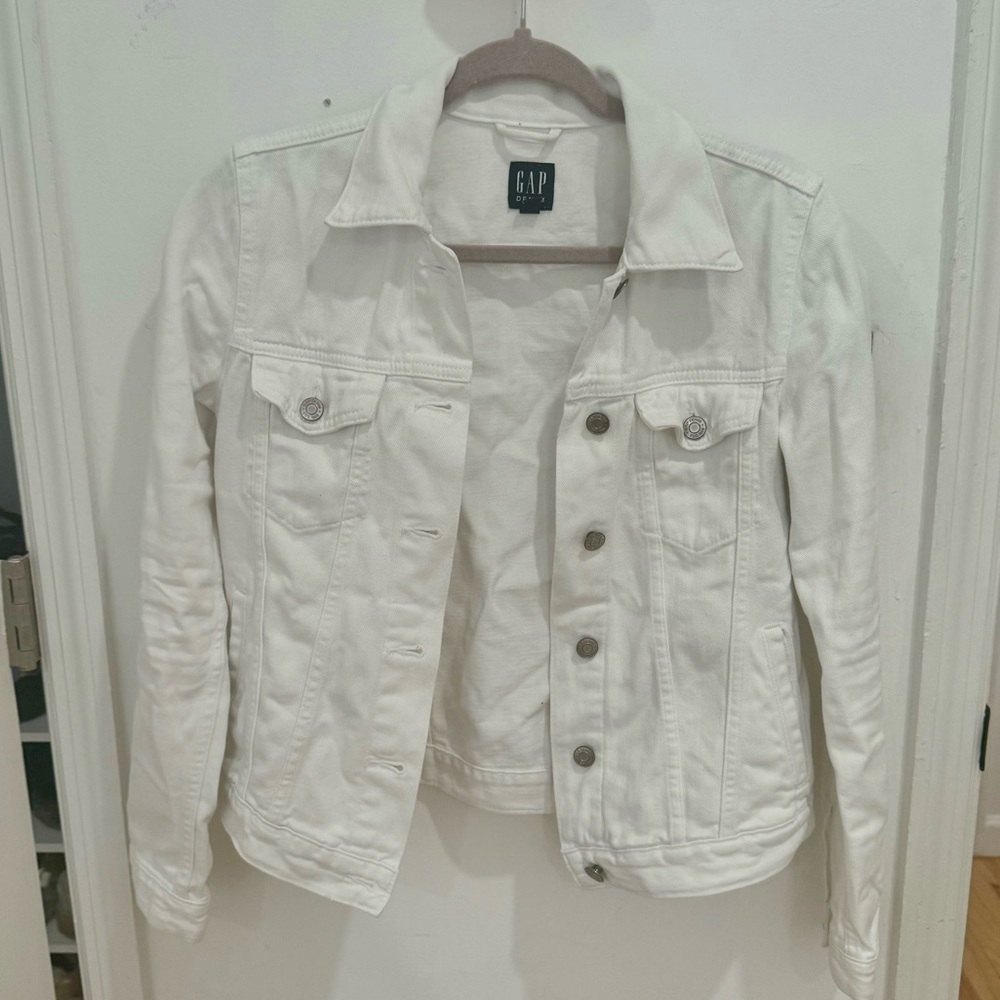 White Gap Denim Jacket